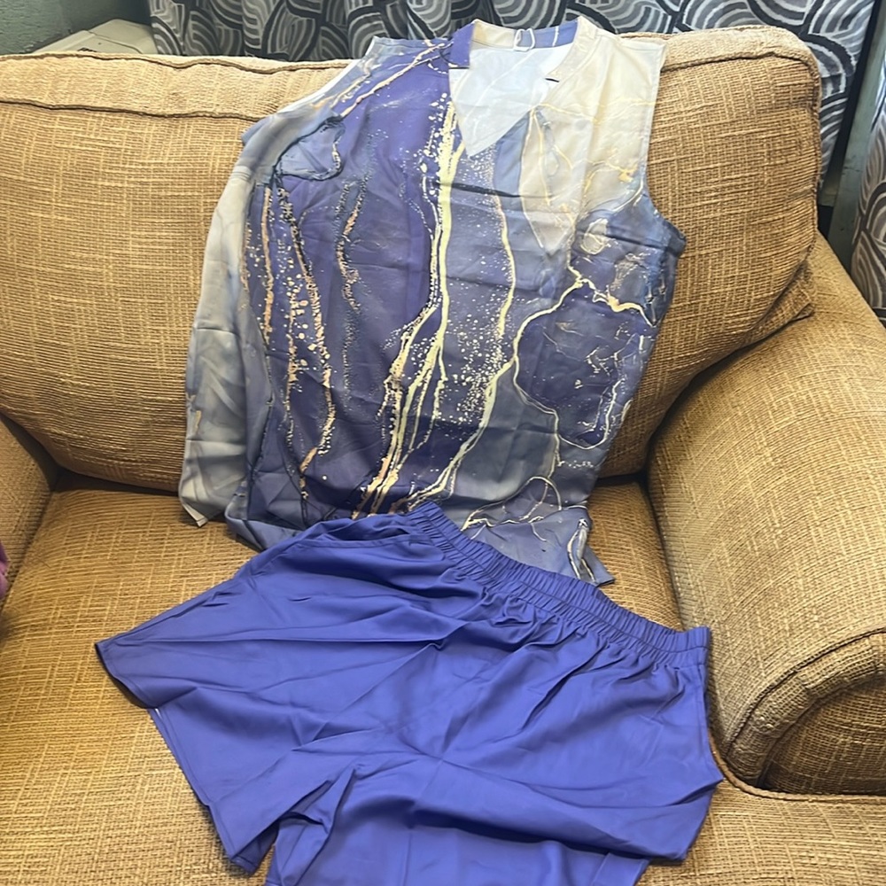 Blue matching set